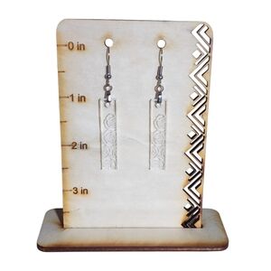 Ghost Garden Acrylic Drop Earrings